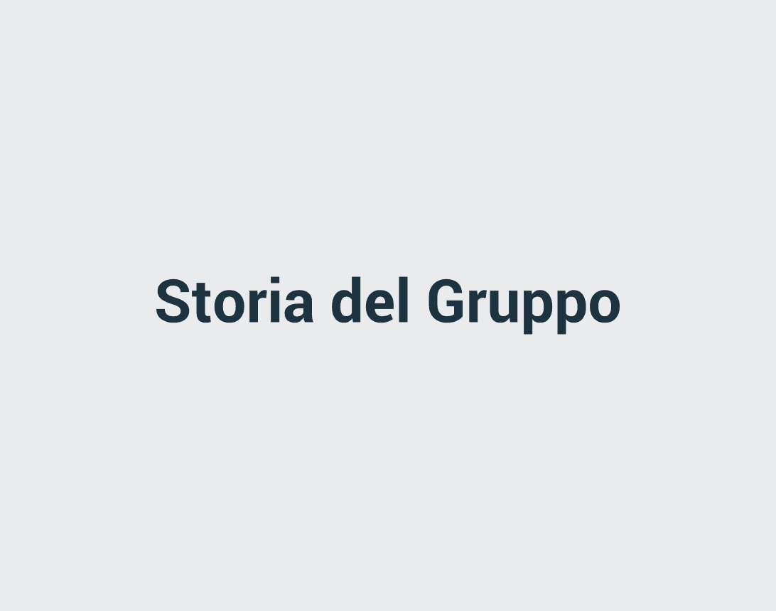 Storia del Gruppo